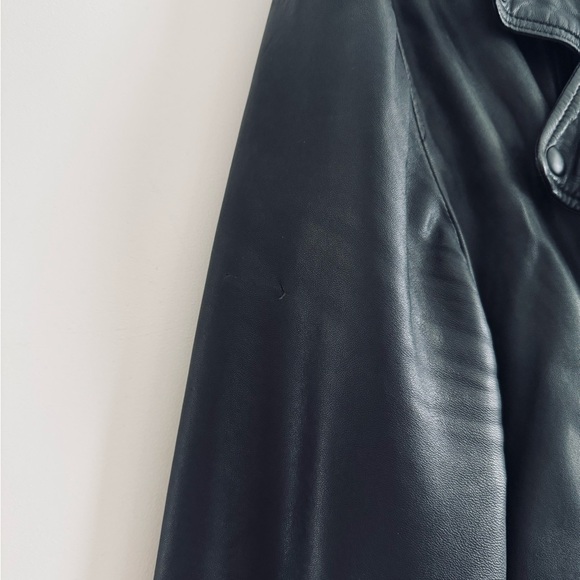 Allsaints Black Leather Lambskin Moto Jacket - Picture 6 of 6